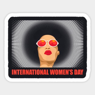 International Womens Day March 8 Sticker